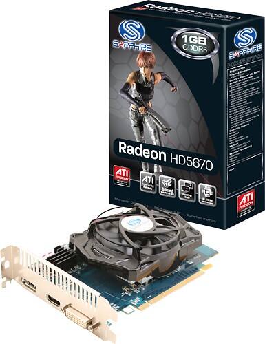 Best Buy: Sapphire Ati Radeon Hd 5670 1gb Ddr5 Pci Express Graphics 