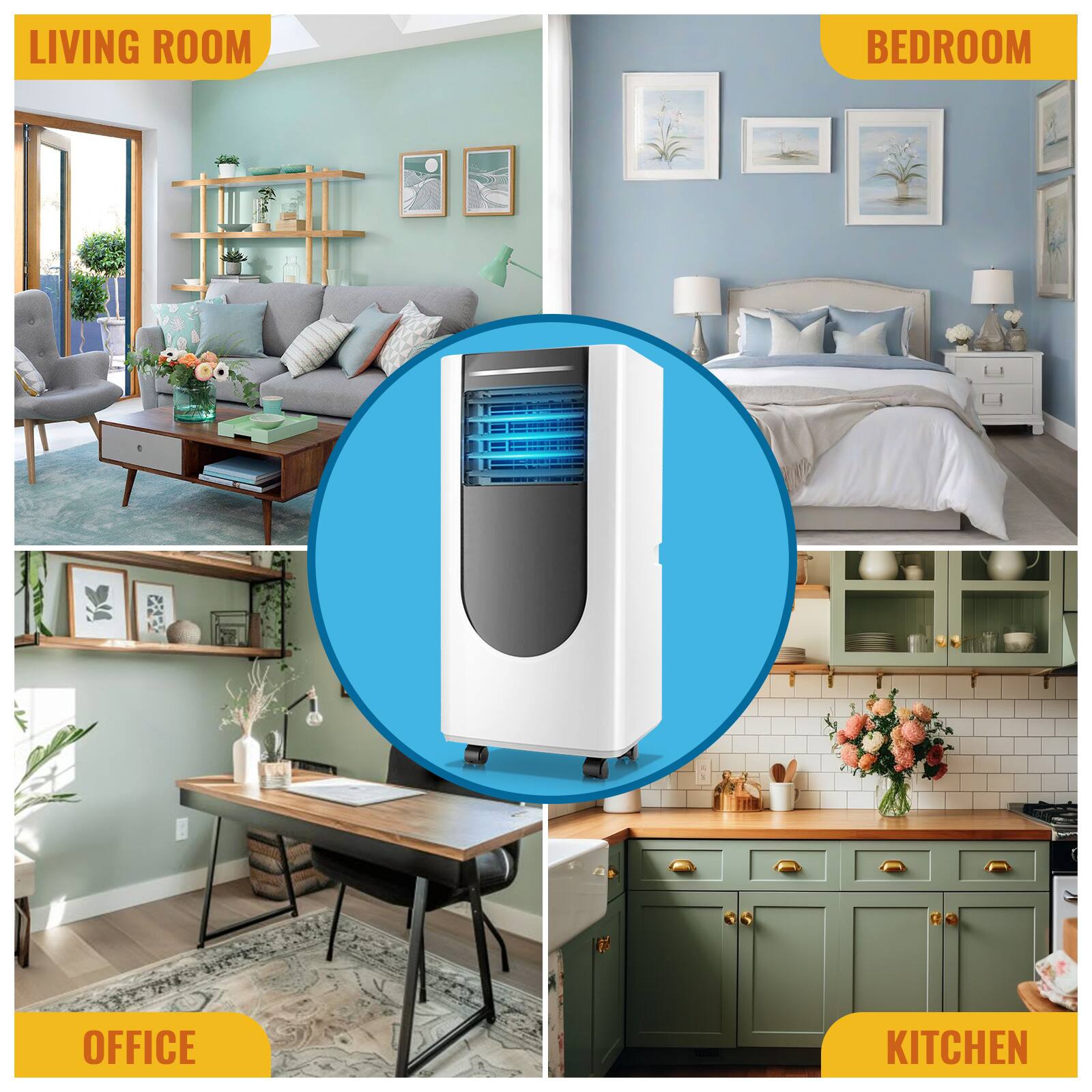 LIVING ROOM  
BEDROOM  
OFFICE  
KITCHEN