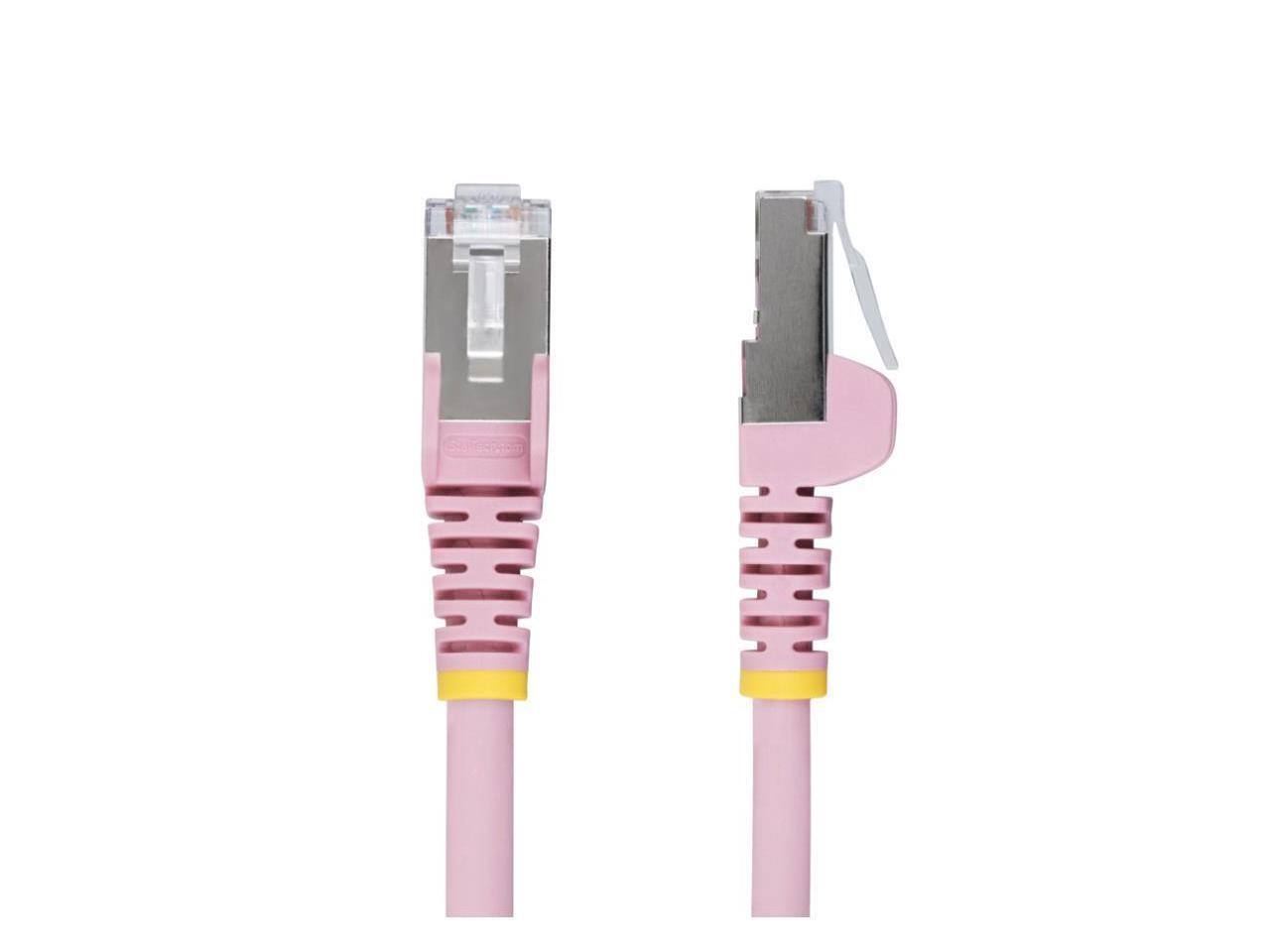 Alt View 1. StarTech.com - StarTech 1ft Pink CAT6a Ethernet Cable Model NLPN-1F-CAT6A-PATCH.