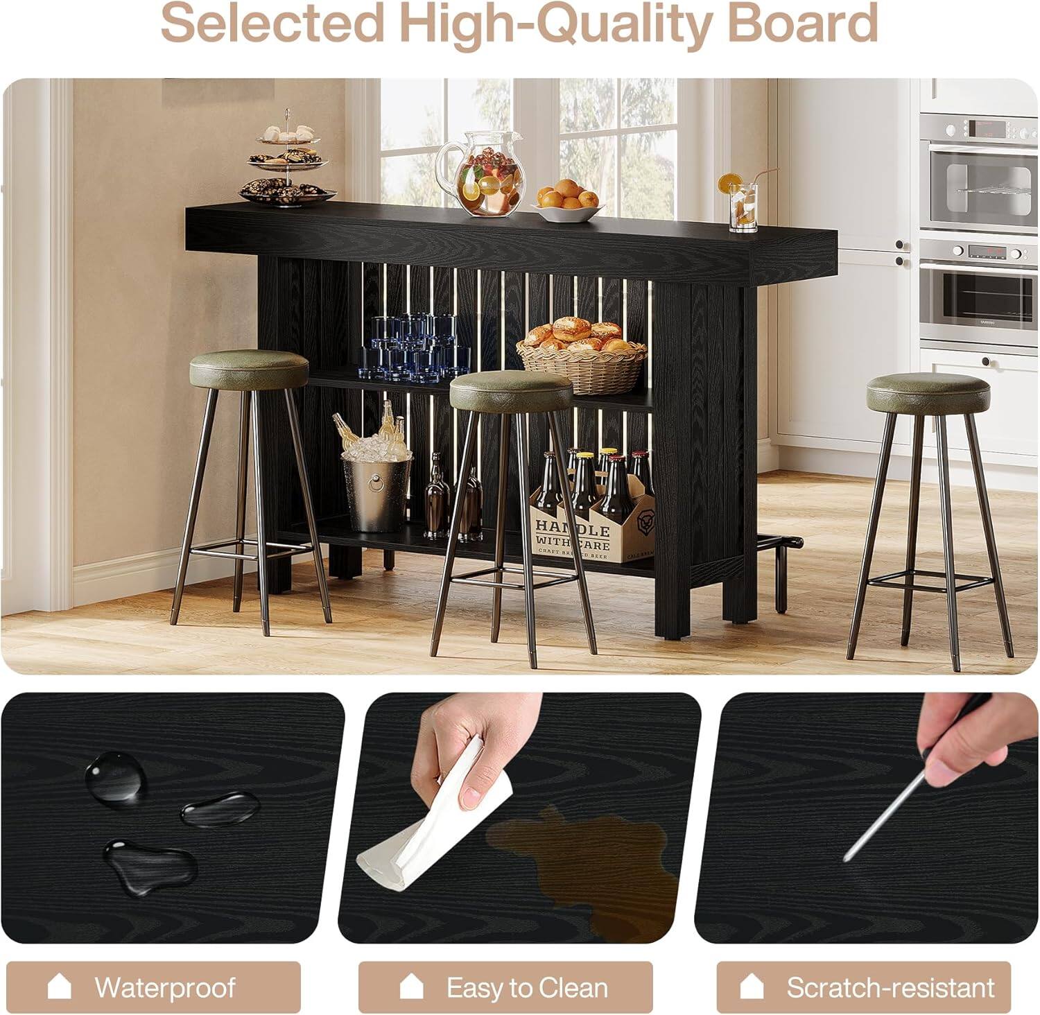 Selected High-Quality Board

- Waterproof
- Easy to Clean
- Scratch-resistant