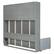 Alt View 10. Tiramisubest - Queen Size Gray Murphy Bed Wall Bed with Sofa, MDF + LVL, Space-Saving & Multifunctional - Gray.