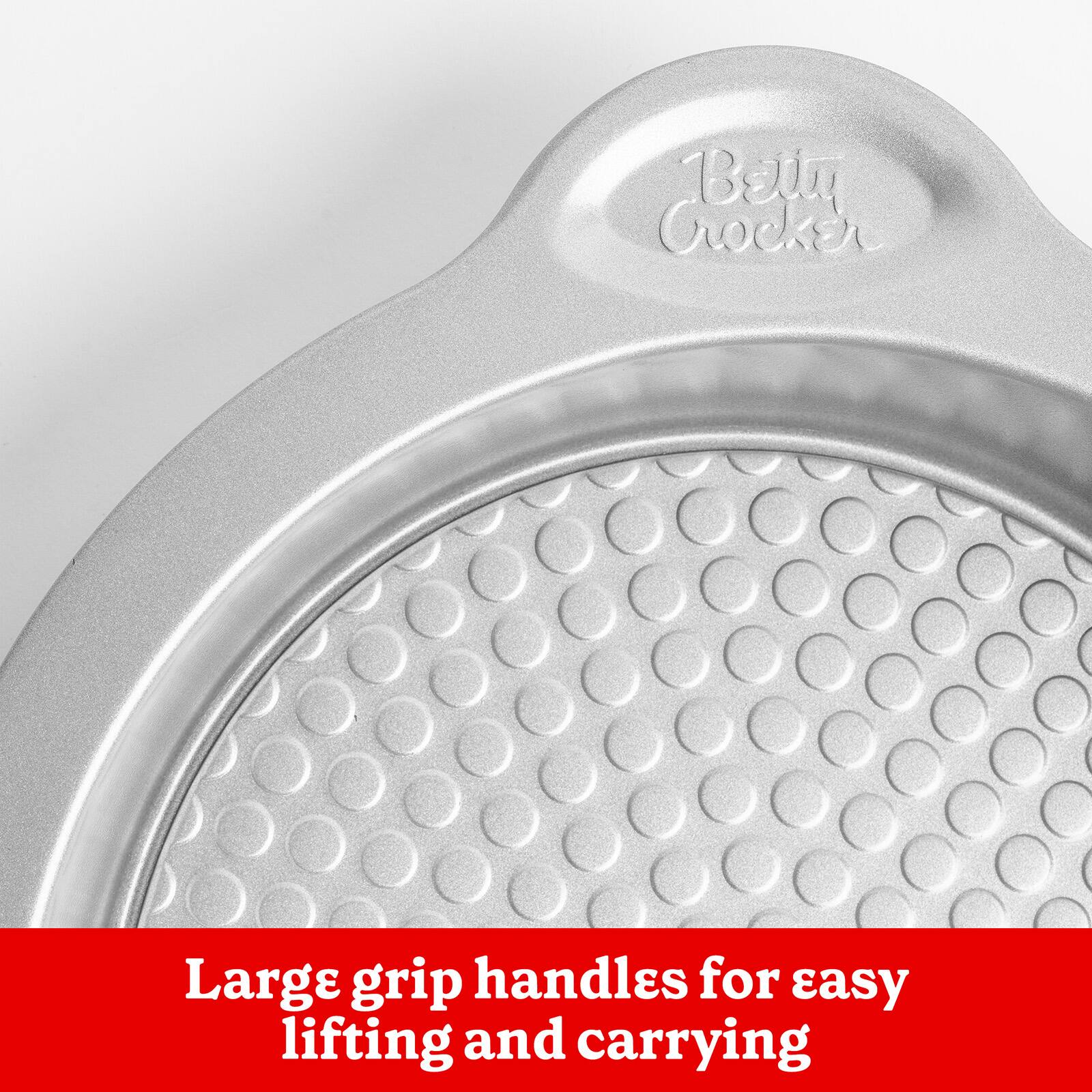 Belly Crocker  
Large grip handles for easy lifting and carrying
