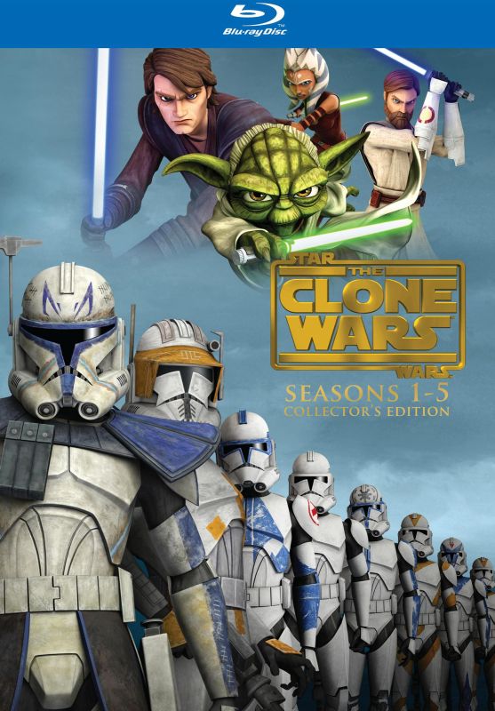  Star Wars: The Clone Wars - The Complete Seasons 1-5 [Collector's Edition] [15 Discs] [Blu-ray]