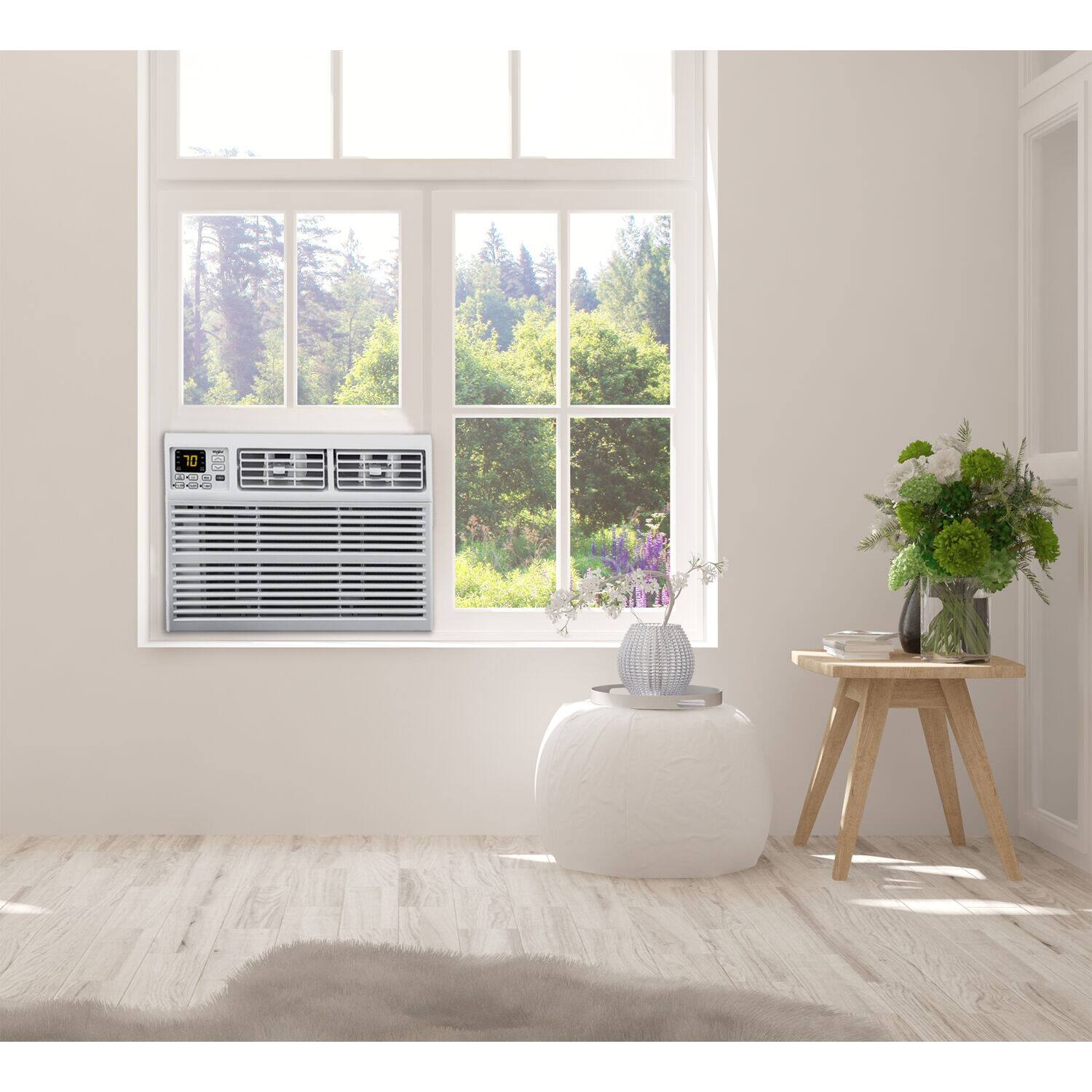 Alt View 13. Whirlpool - 1400 Sq. Ft. Window Air Conditioner - White.