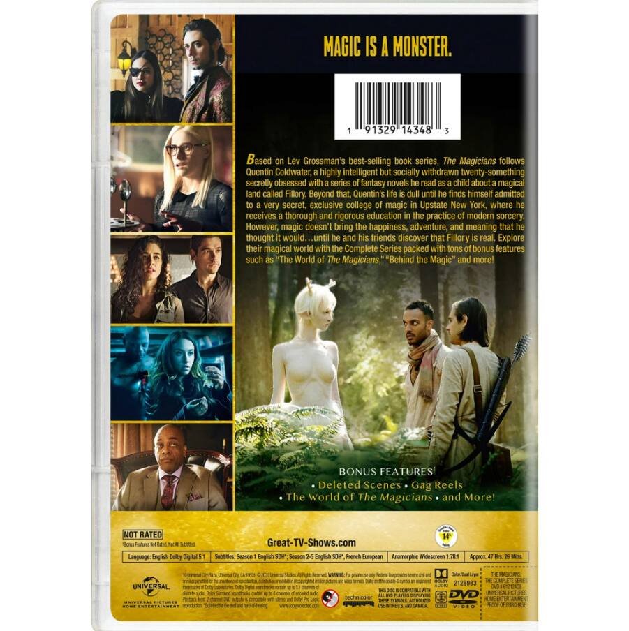 Left. The Magicians: The Complete Series (Box Set) [DVD].