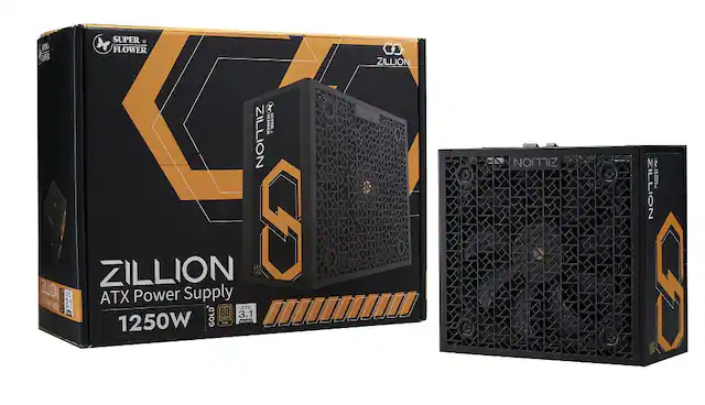 SUPER FLOWER ZILLION ATX Power Supply 3.1 ATX GOLD 80 PLUS 1250W