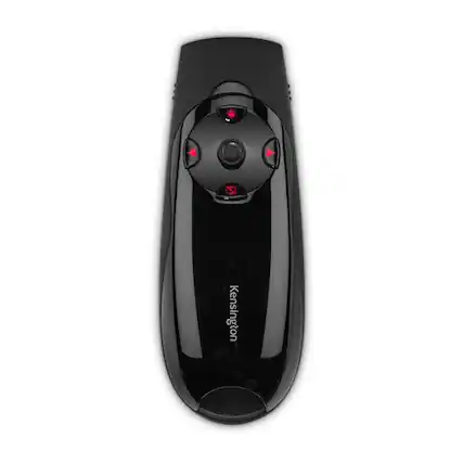 Front. Kensington - Kensington Presenter Expert Wireless Cursor Control with Red Laser (K72425AMA) - Black.