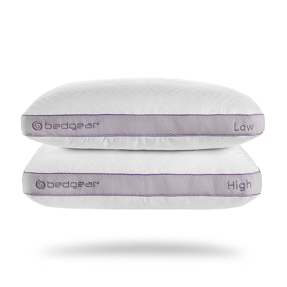 Left. Bedgear - High Pillow (20x 26) - White.