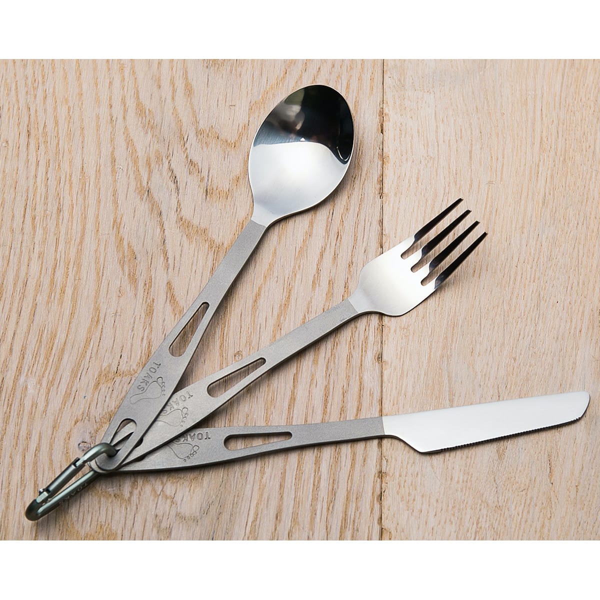 TOAKS - Titanium 3-Piece Cutlery Set SLV-02 - Outdoor Camping Fork, Knife & Spoon - Silver price history on PriceWatchPro