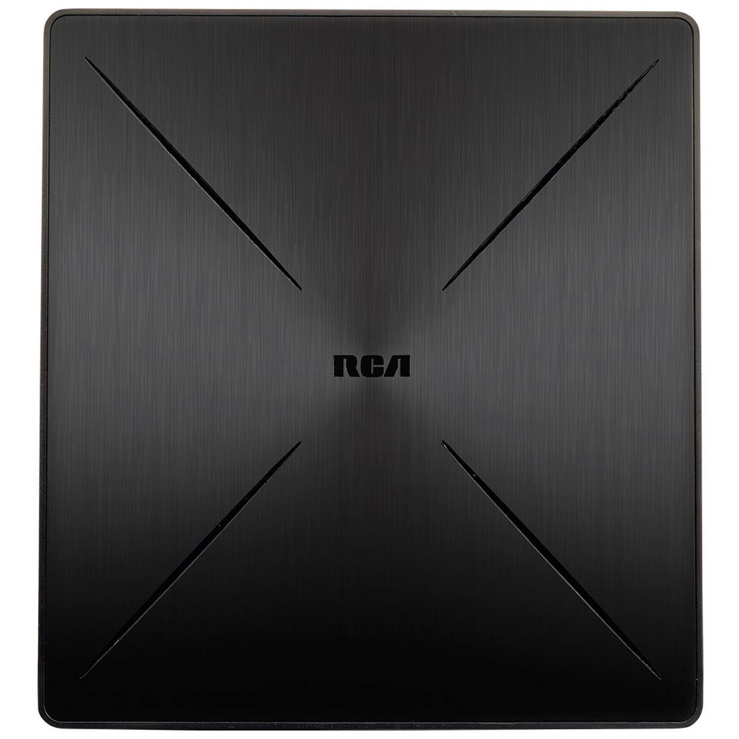 Angle. RCA - RCA Indoor HDTV Flat Antenna 1 pk - Black.