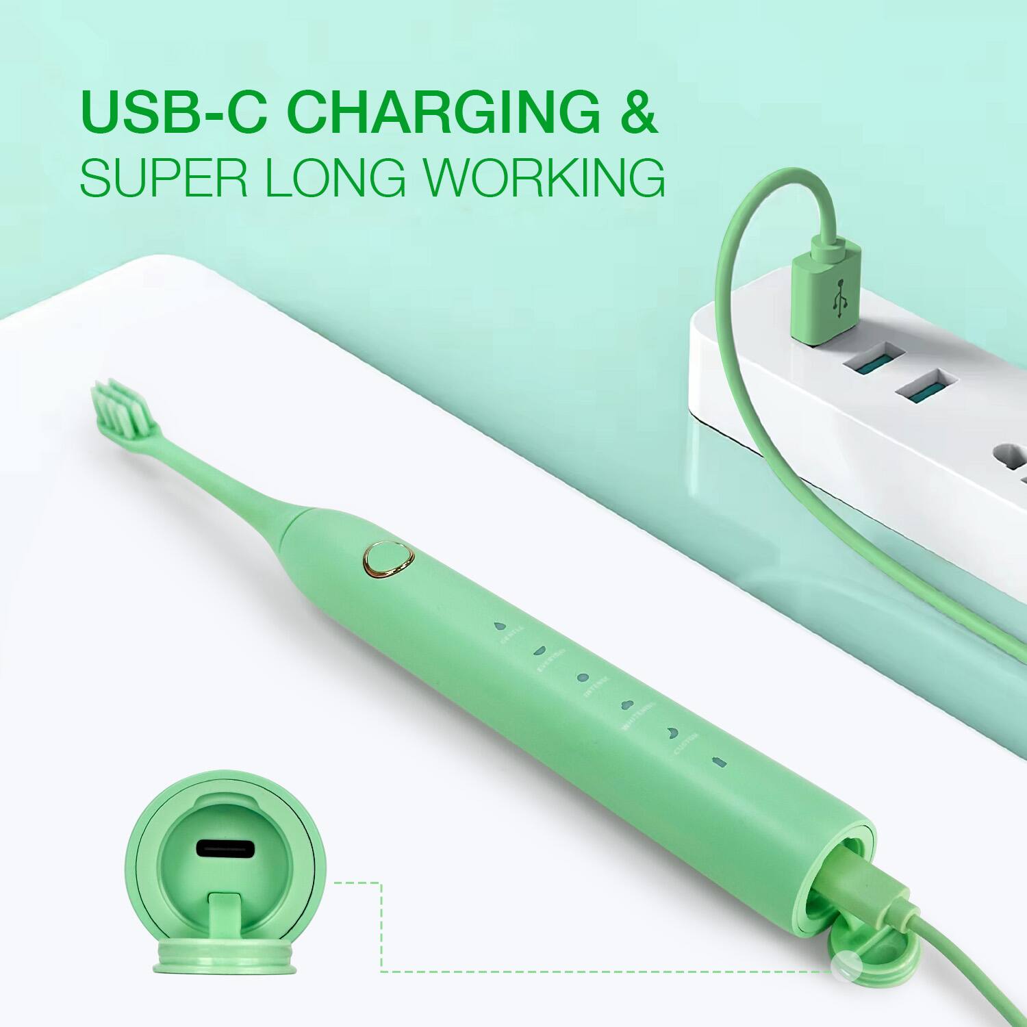 USB-C CHARGING & SUPER LONG WORKING