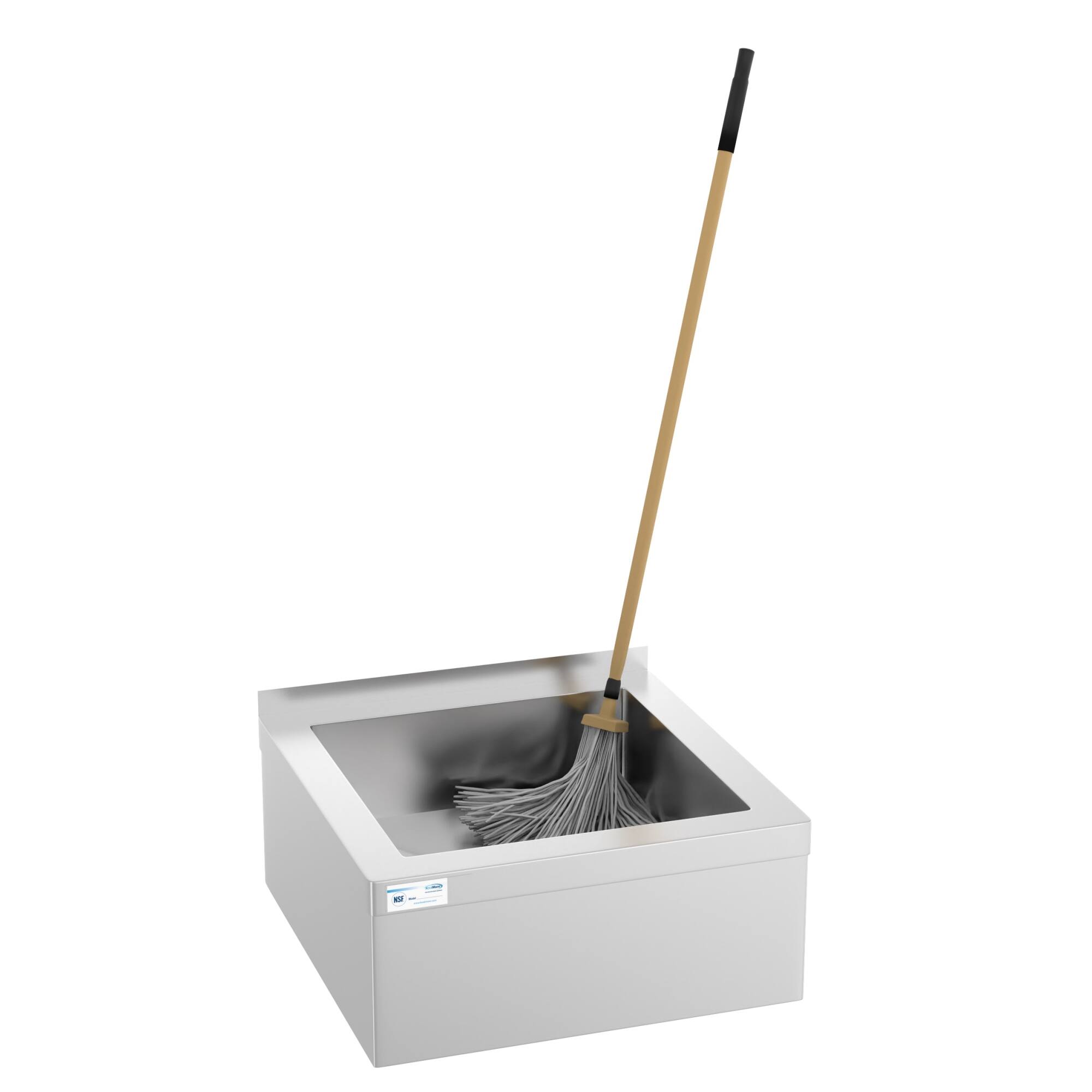 "Koolmore - 13 in. Floor Mop Sink with Deep Basin, Bowl size 24"" x 24"" x 13"" MPS-2424133 - Stainless Steel" price history on PriceWatchPro