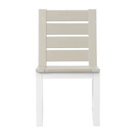 WestinTrends - Cape May HDPE Outdoor Patio Dining Side Chair - Sand