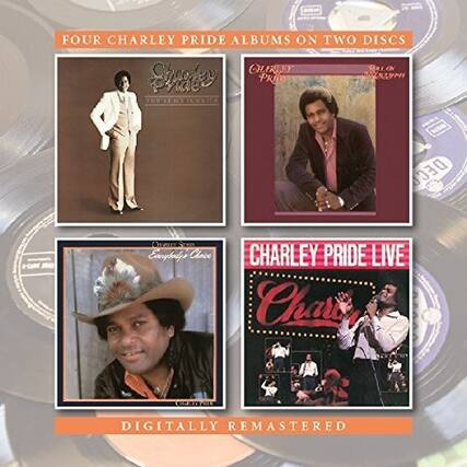 FOUR CHARLEY PRIDE ALBUMS ON TWO DISCS
CHARLEY PRIDE
CHARLEY PRIDE LIVE
DIGITALLY REMASTERED