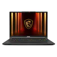 MSI - 16" Gaming Laptop 2560 x 1600 (QHD+) - AMD Ryzen AI 9 HX 370 with 64GB Memory - GeForce RTX 5090 - 2 TB SSD - Core Black, Black - Front_Zoom