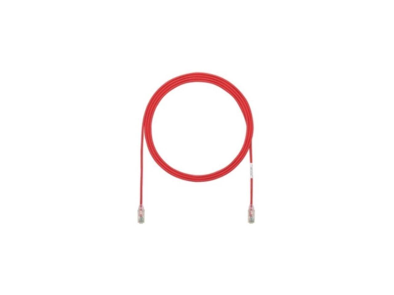 Alt View 2. Panduit - Panduit UTP28SP5RD 5 ft. Cat 6 Red EA CU PC 28 AWG UTP Copper Patch Cord.