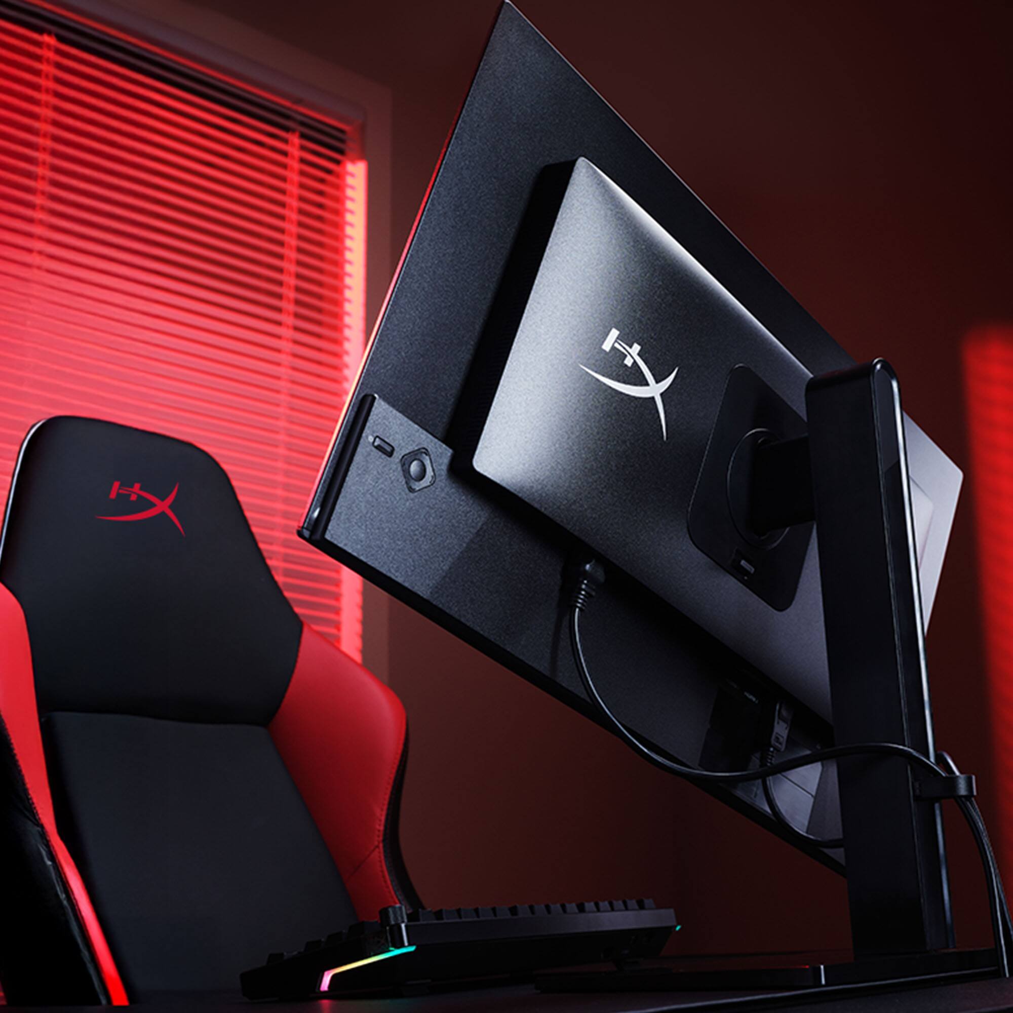 Alt View 12. HyperX - OMEN 23.8" IPS Full HD 180Hz FreeSync Gaming Monitor with Adjustable Height (DisplayPort, HDMI) - Black.