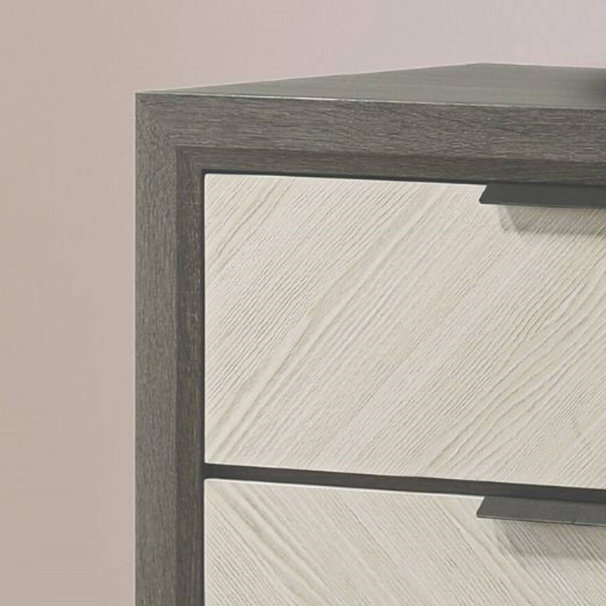 Angle. Kings Brand Furniture - Kings Brand Furniture 3 Tier End Table - Square End Table - Table for Bedroom - End Table with Shelves - Grey.