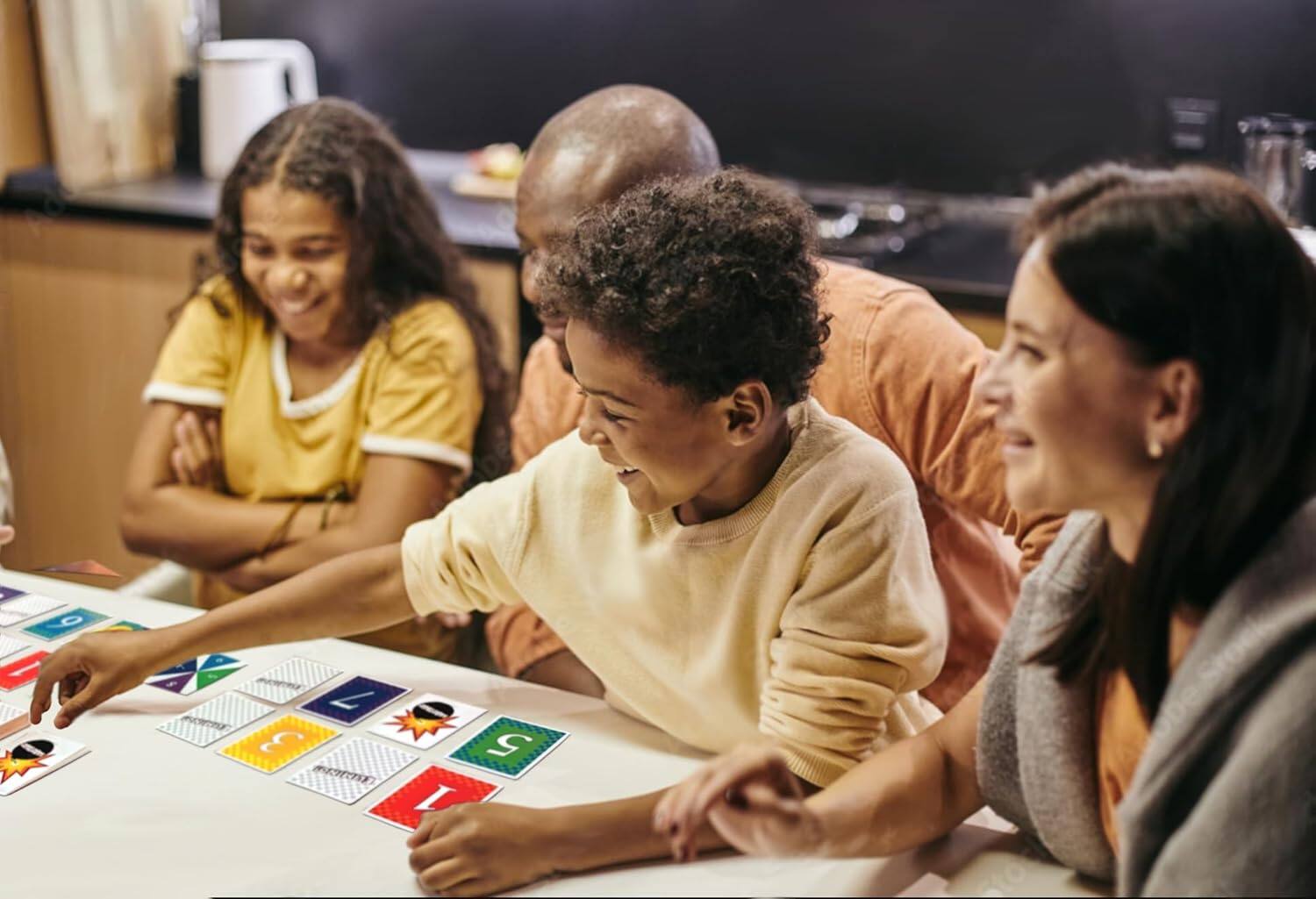 Left. Elimino - Fast Paced Family Card Game with Simple Strategy and Easy Gameplay for All Ages.