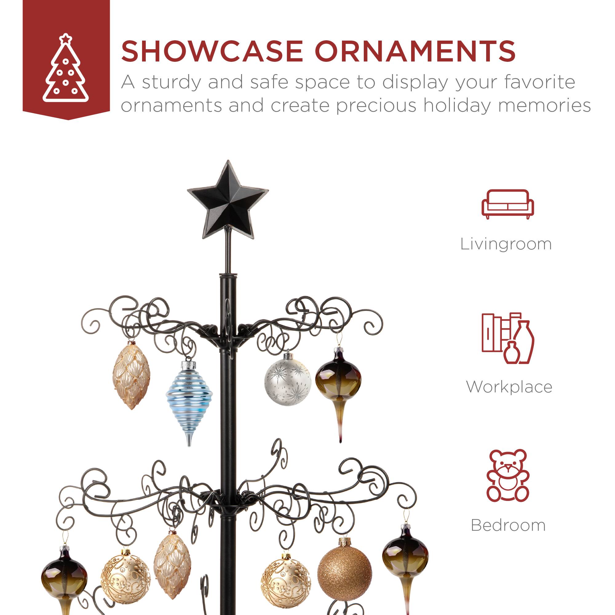SHOWCASE ORNAMENTS  
A sturdy and safe space to display your favorite ornaments and create precious holiday memories  

Livingroom  
Workplace  
Bedroom