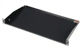 Gator - Rackworks 1U 10" Deep Utility Shelf, Designed to Fit 1U Rack Area, Accommodates 19" Racks, for Utility Equipment Racks