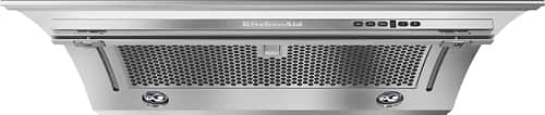 Front. KitchenAid - Architect Series II 36" Externally Vented Range Hood - Stainless Steel.