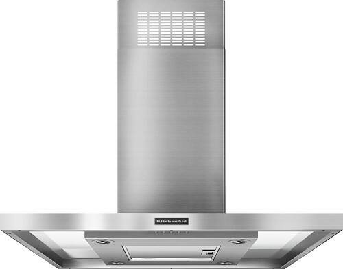 Front Standard. KitchenAid - Architect Series II 400 36" Externally Vented Range Hood - Stainless-Steel.