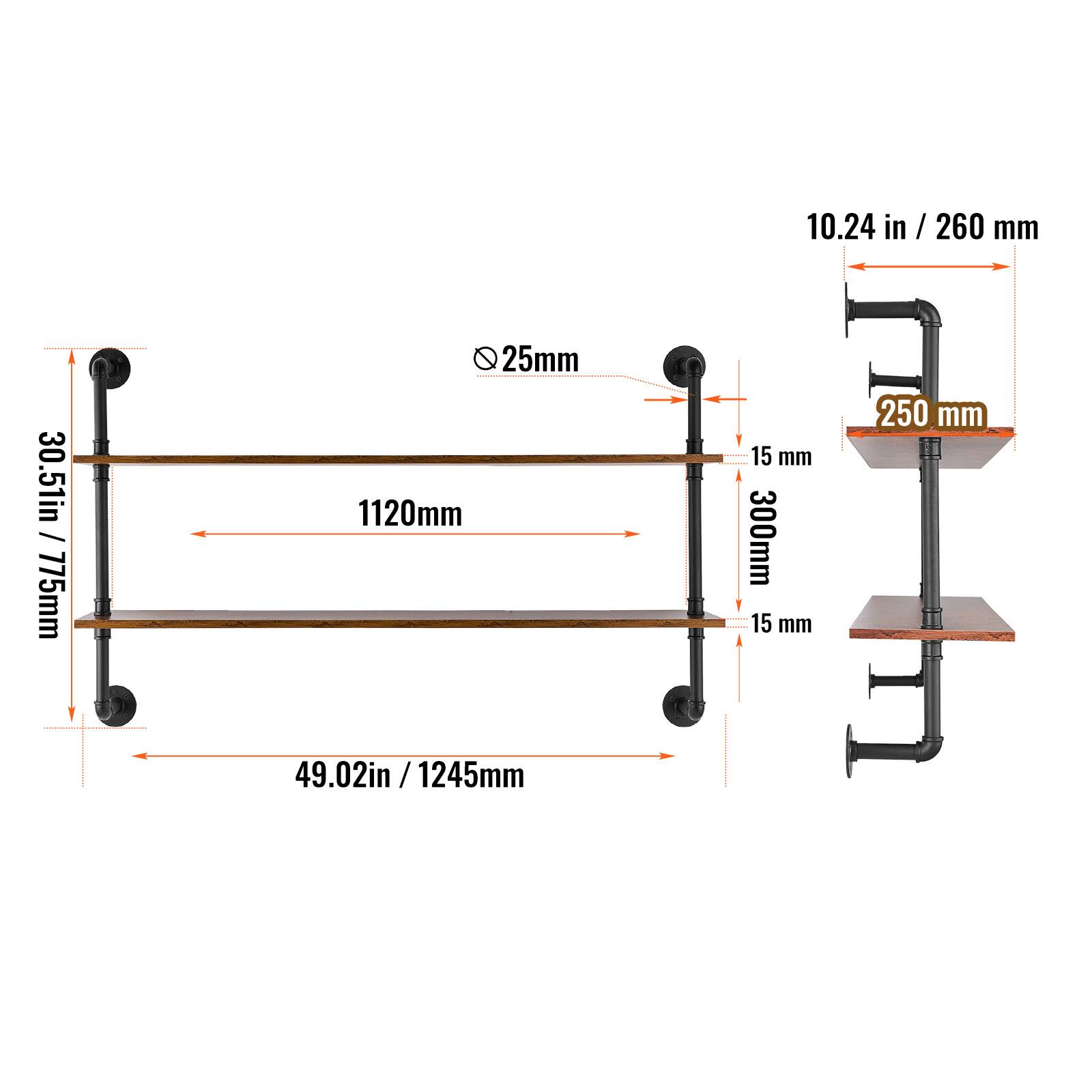 - 10.24 in / 260 mm
- 250 mm
- 15 mm
- 30.51 in / 775 mm
- 1120 mm
- 15 mm
- 300 mm
- 15 mm
- 250 mm
- 49.02 in / 1245 mm