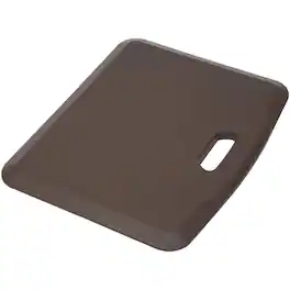 Mount-It! - Anti-Fatigue Floor Mat for Standing Desk, Kitchen & Office, Gel Foam Comfort Mat 18x22 - Brown