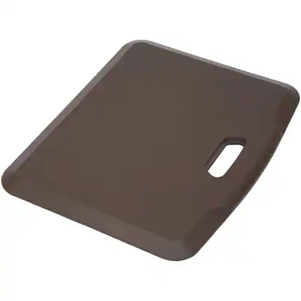 Front. Mount-It! - Anti-Fatigue Floor Mat for Standing Desk, Kitchen & Office, Gel Foam Comfort Mat 18x22 - Brown.