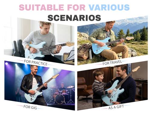 SUITABLE FOR VARIOUS SCENARIOS

- FOR PRACTICE
- FOR TRAVEL
- FOR GIG
- AS A GIFT