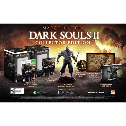 Dark Souls II Original Soundtrack and Special Map/poster bonus CD