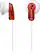 Front. Sony - Earphone - Red.