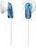 Front Standard. Sony - Earbud Headphones - Blue.