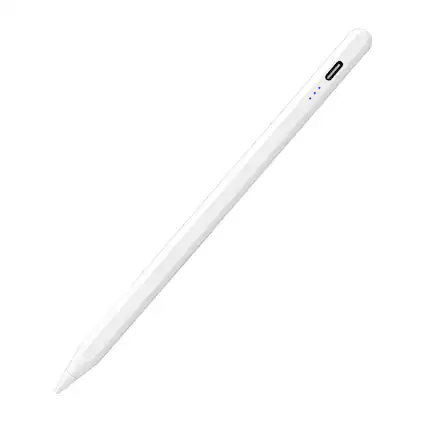 Front. Cluzine - Stylus Pen Magnetic Adsorption Tilt Sensitivity Touch Screen No Latency for iOS - White.