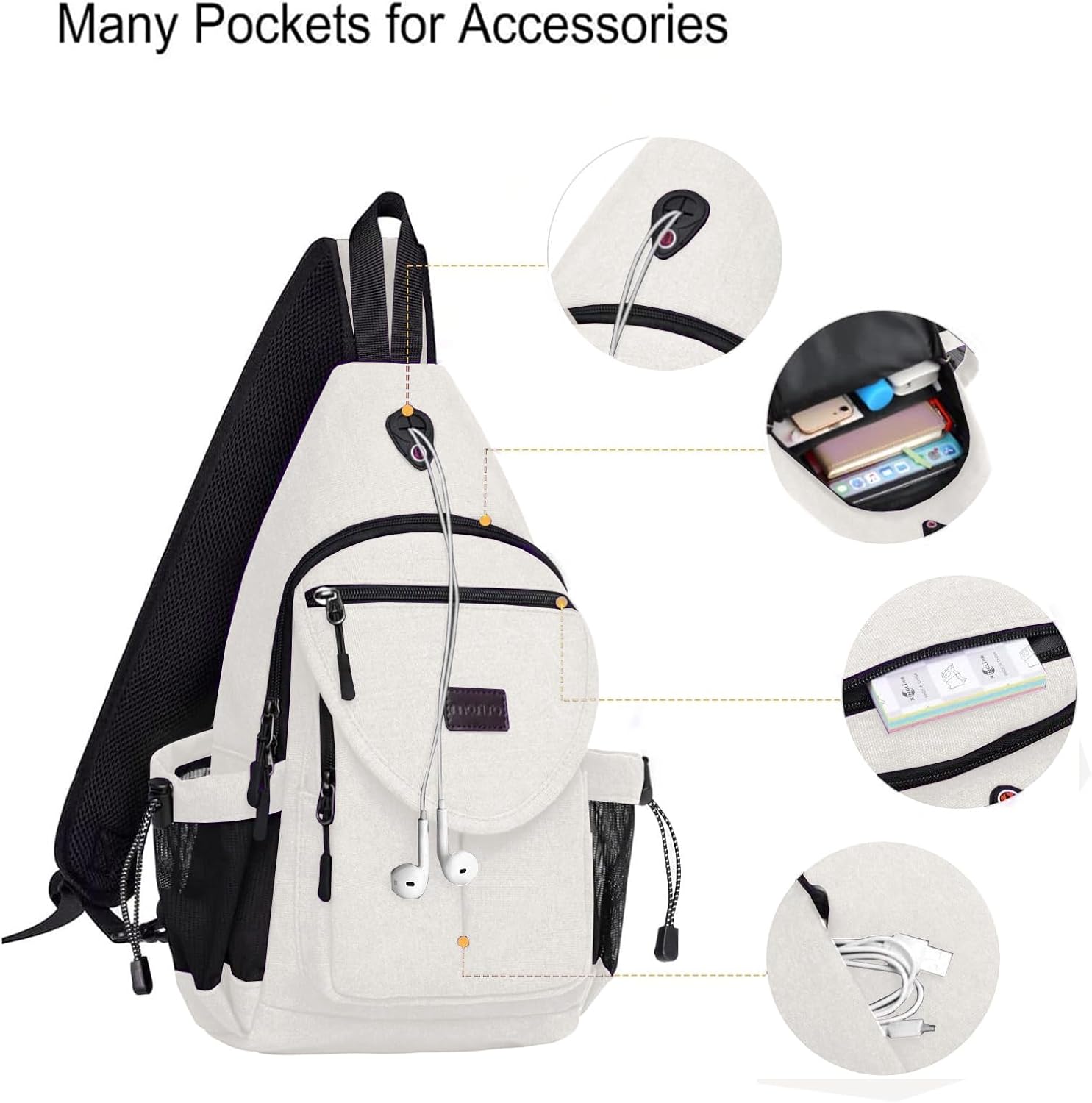 Many Pockets for Accessories