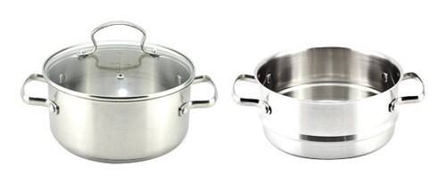 Front Standard. Kevin Dundon - 3-Quart Stock Pot - Stainless-Steel.