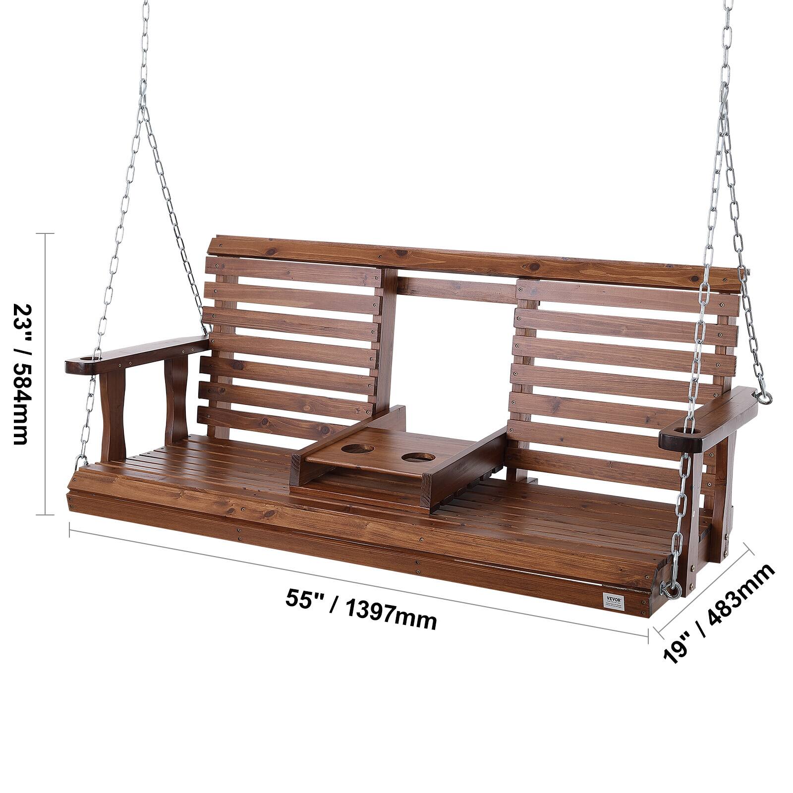 The corrected text is:

23" / 584mm  
55" / 1397mm  
HT / 483mm  
19" / 483mm