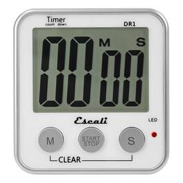 Escali - Extra Large Display Digital Timer - White