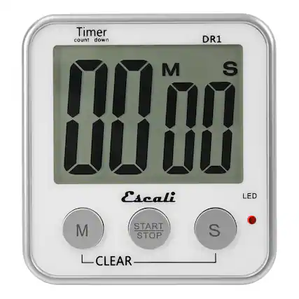 Timer count down DR1 M S Escali LED START M STOP S CLEAR