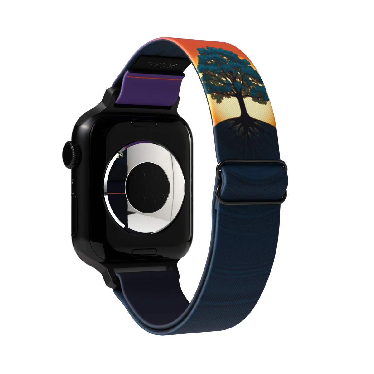 Front. ZOX - Rooted In Peace NFC Smartwatch Band, 38/40/41mm - Multicolor.