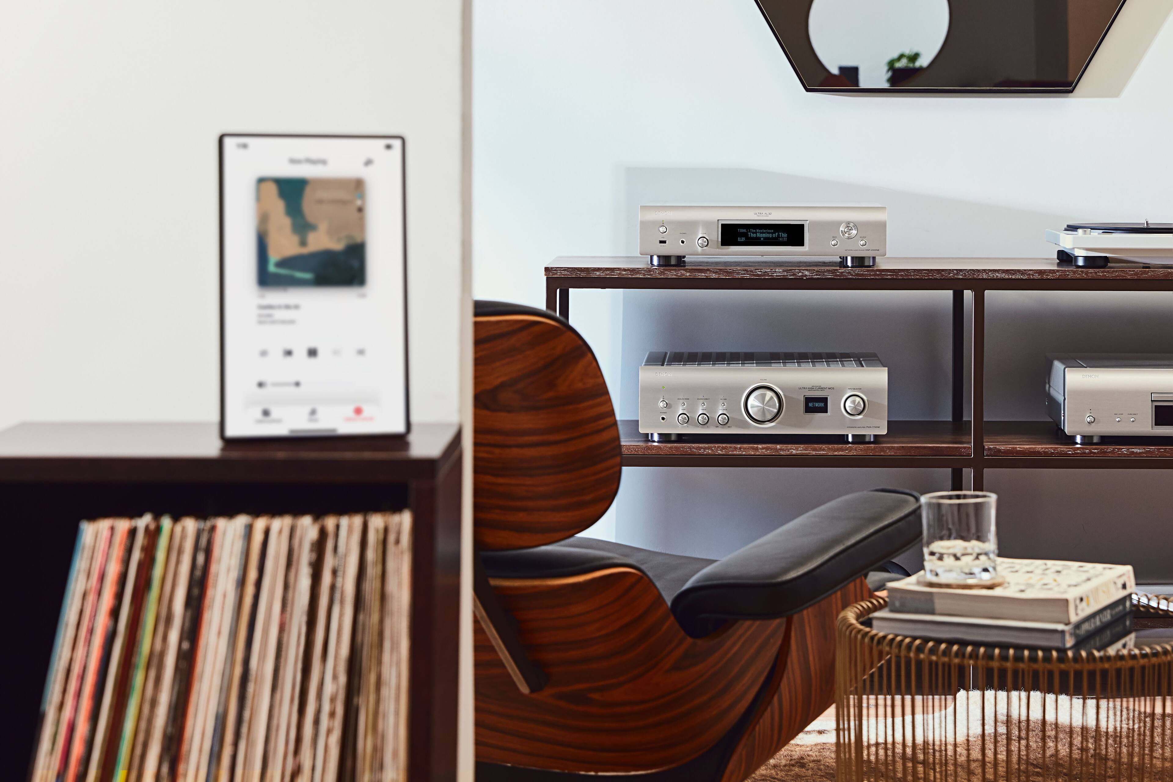 Alt View 21. Denon - DNP-2000NE Network Audio Player with HEOS, Alexa Compatible - Silver.