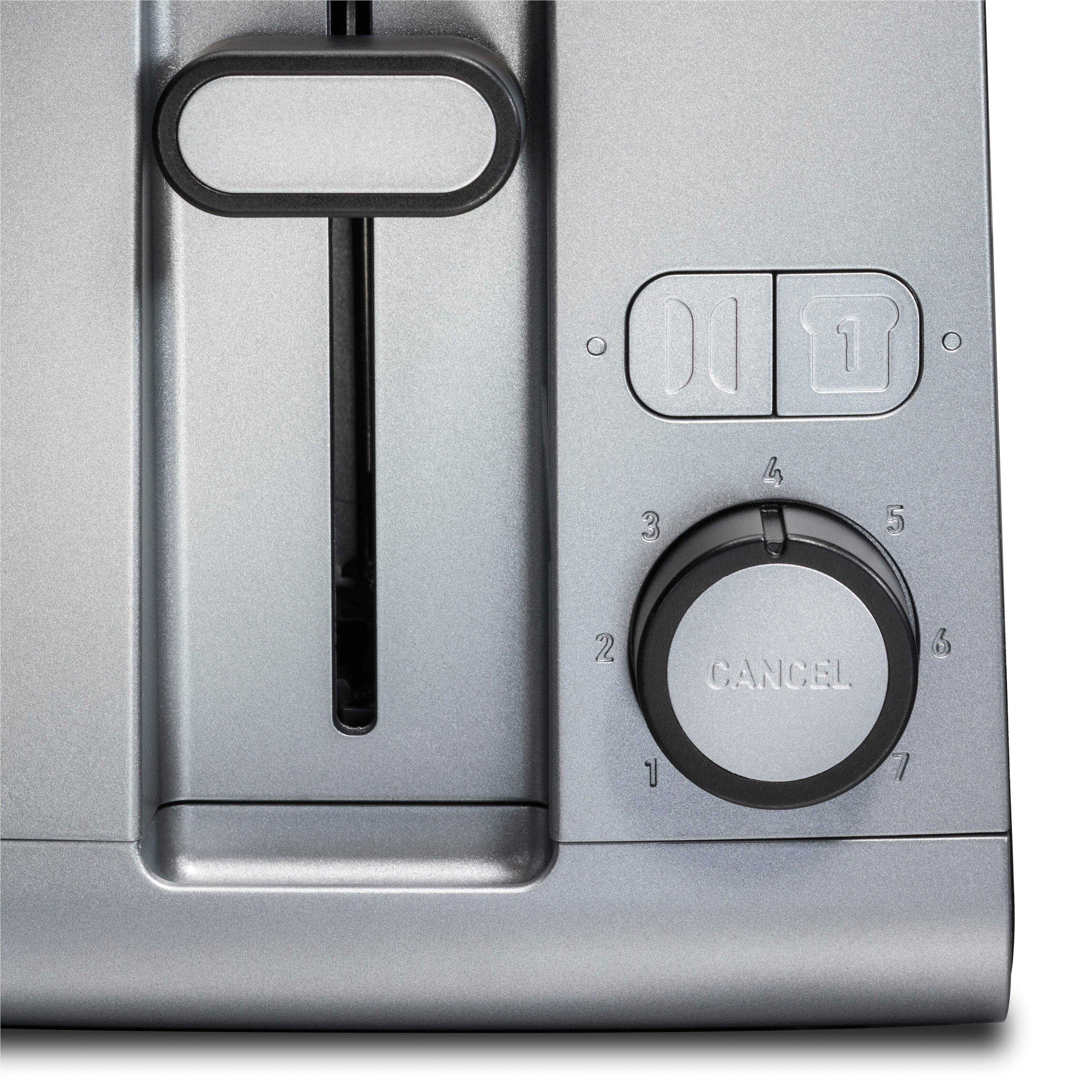 Alt View 12. Proctor Silex - Proctor Silex Sure-Toast 2 Slice Toaster - SILVER.