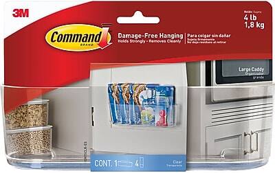 Command - Large Caddy, (HOM15CLR-ES) - Clear