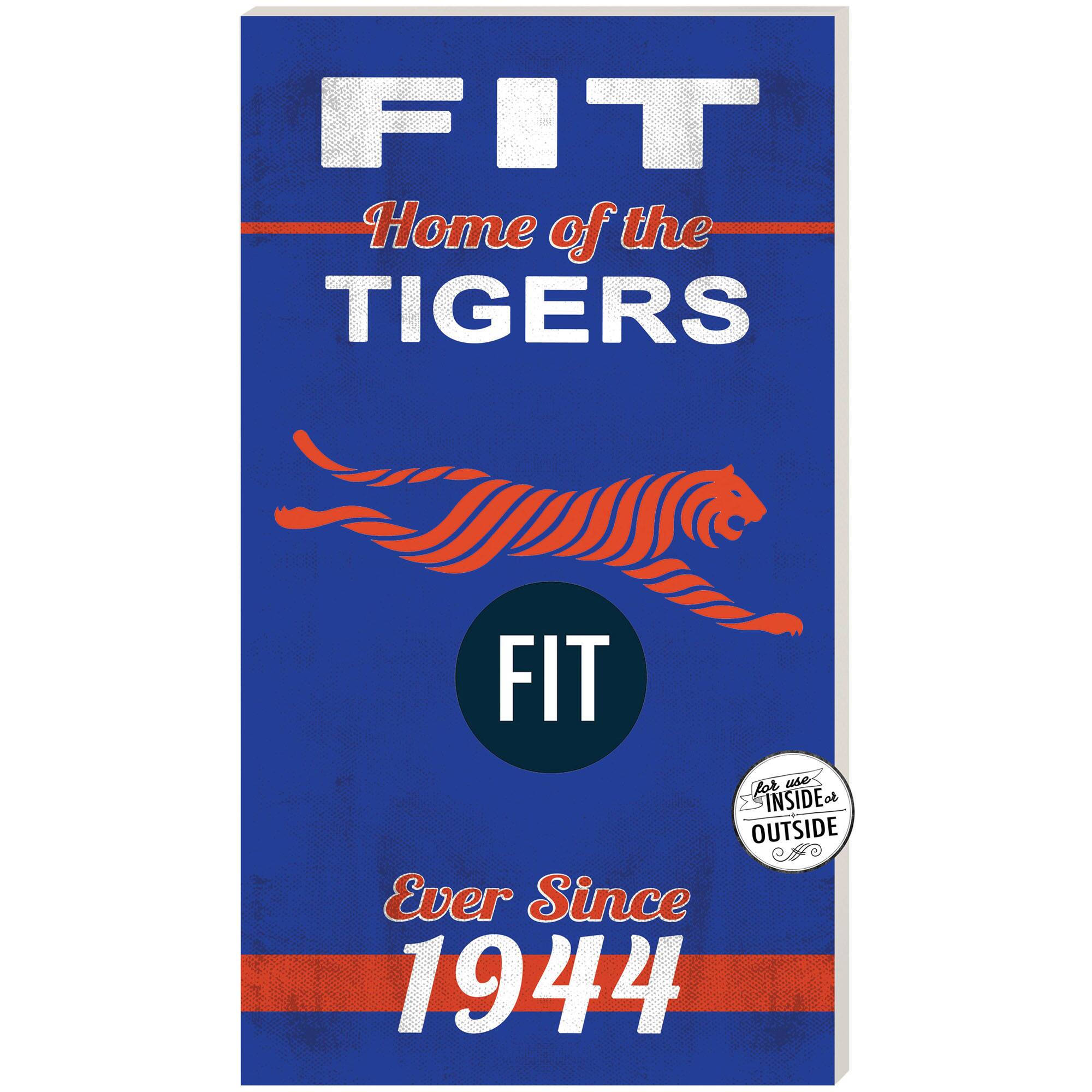SUNY Fashion Institute of Technology Tigers 11" x 20" Indoor/Outdoor Home Of The Sign