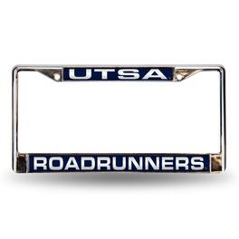 Rico Industries - Texas San Antonio Roadrunners Chrome Metal Laser Cut License Plate Frame - Multi