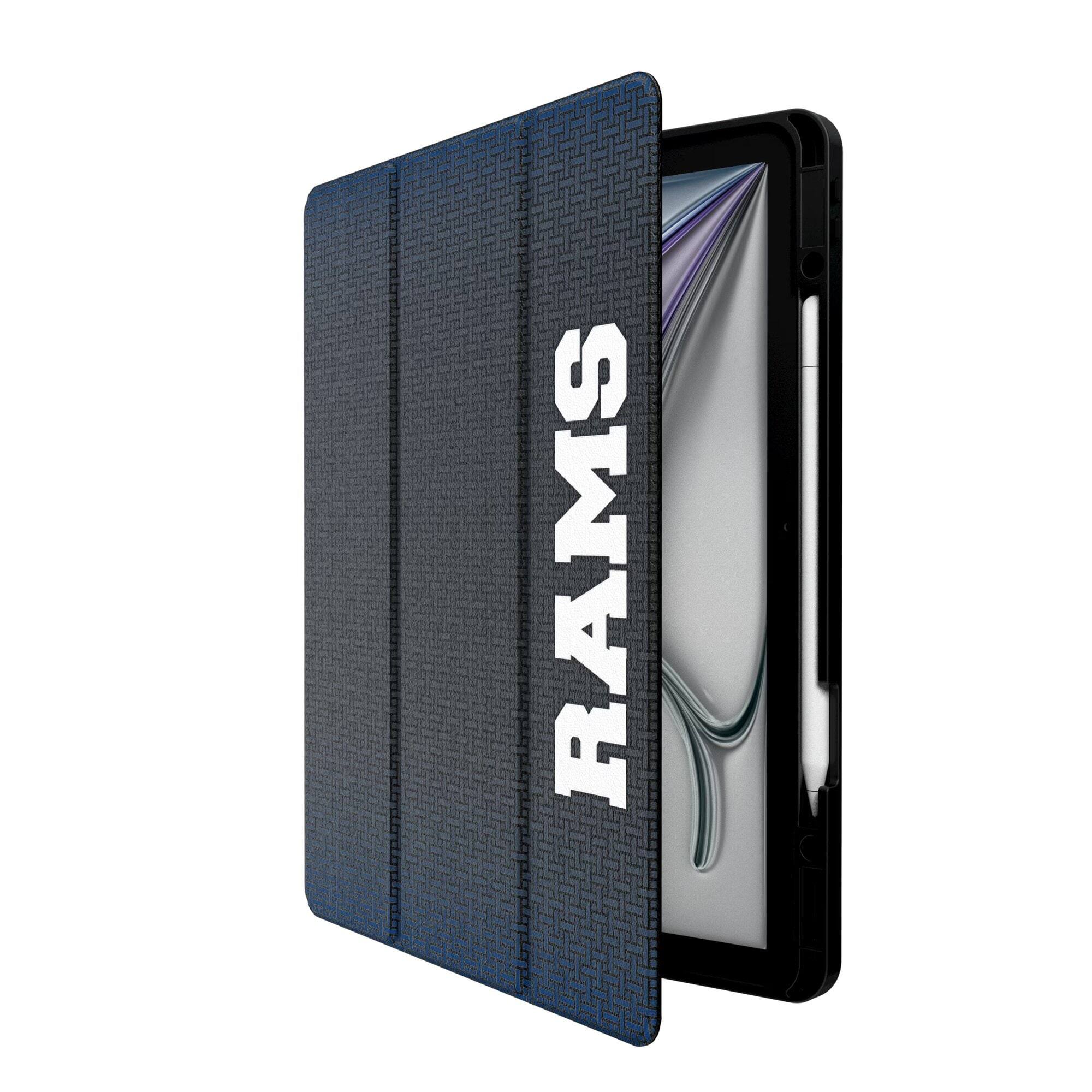 Alt View 1. Keyscaper - Los Angeles Rams iPad Case - 13in Pro M4 - Black.