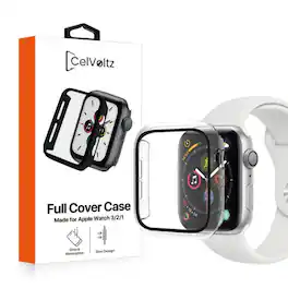Kitcheniva - Apple Watch Protective Case With Built-In Screen Protector Series 6 44mm - Clear