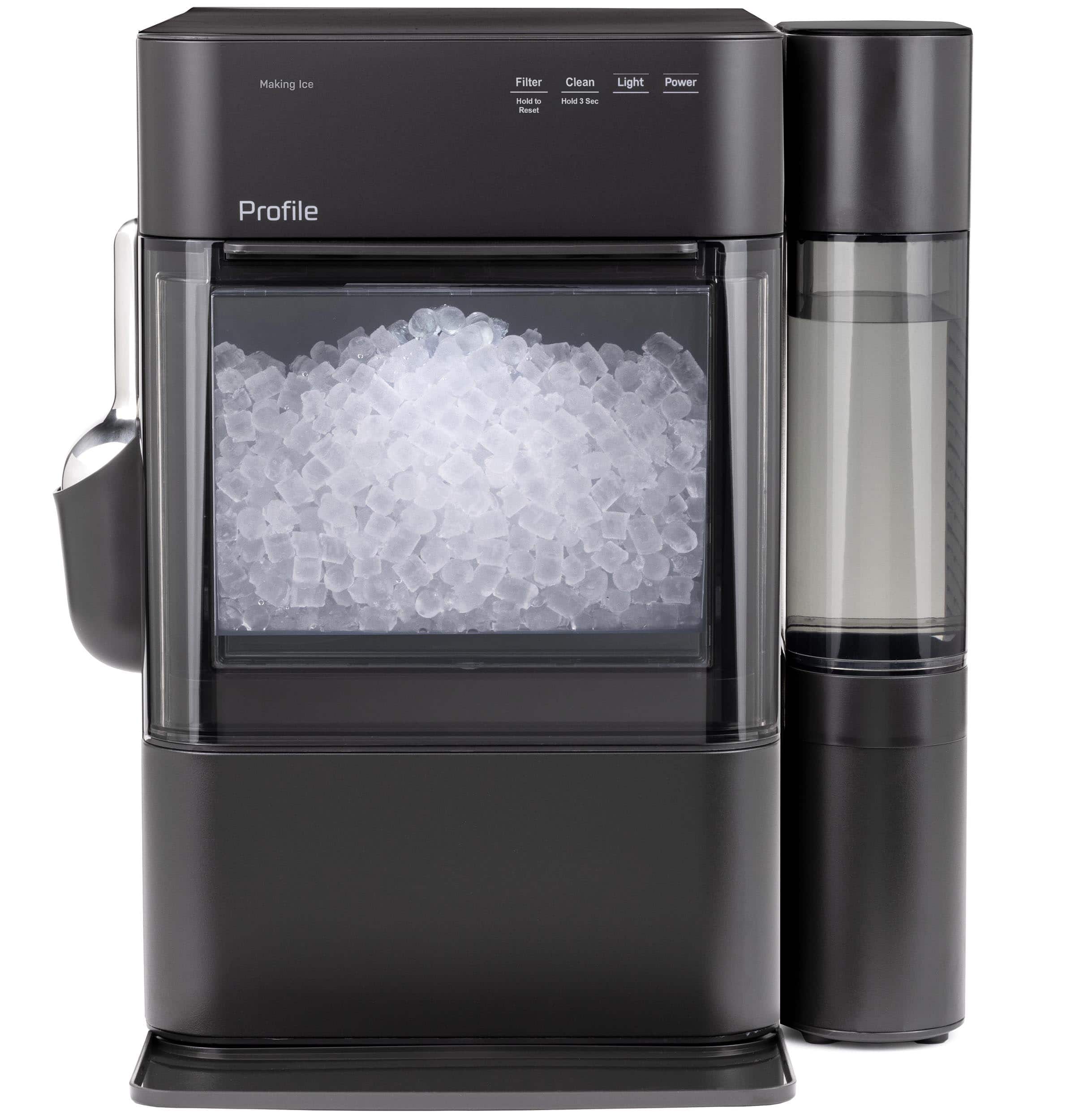 GE Profile - Opal 2.0 Ultra Nugget Ice Maker with Side Tank and Scale Inhibiting Filter - Carbon Black