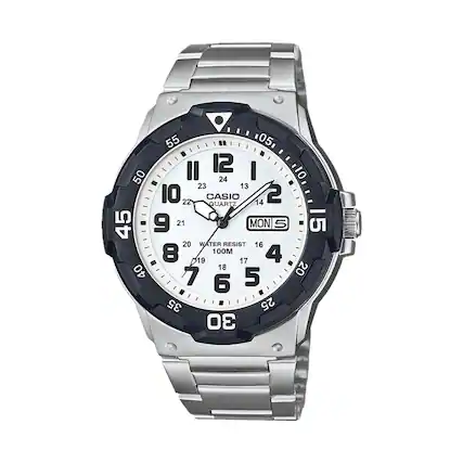 Sure, here is the corrected and grouped text from the image:
- CASIO
- QUARTZ
- MON 5
- WATER RESIST 100M
- 55 50 45 40 35 30 25 20 15 10 5
- 12 11 1 2 3 4 5 6 7 8 9 10 11 12
- 24 23 22 21 20 19 18 17 16 15 14 13
- 10 11 12 13 14 15 16 17 18 19 20 21 22 23 24 25 26 27 28 29 30 31
- 1 2 3 4 5 6 7 8 9 10 11 12 13 14 15 16 17